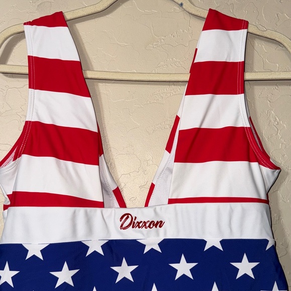 Dixxon American flag one piece swimsuit size large - Picture 5 of 8